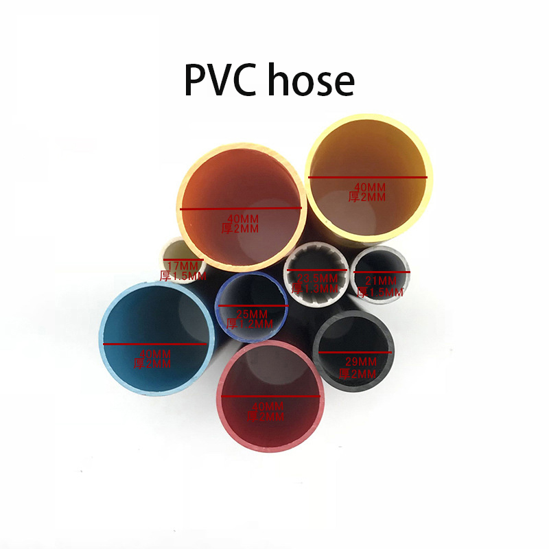 Materiale di estrusione di tubi in plastica per tubi in PVC di dimensioni e colori personalizzati non standard
