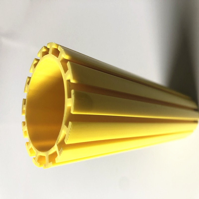 profilo del tubo di plastica del tubo del profilo del PVC dell'estrusione su misura per la scanalatura scorrevole del supporto del lecca-lecca