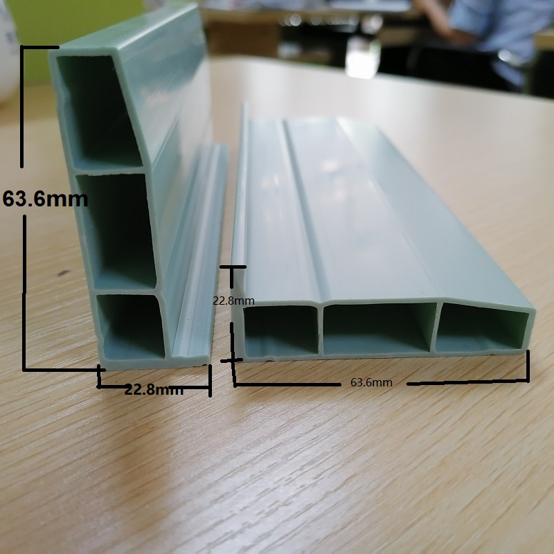 Produttore cinese di profilo in PVC tuyere produttore di profili cavi in ​​PVC profilo in PVC a sezione L per sistema di ventilazione