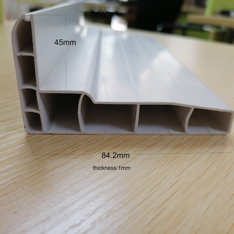 Profilo di sfiato in PVC profilo in PVC a sezione cava in plastica personalizzato per sistema di ventilazione