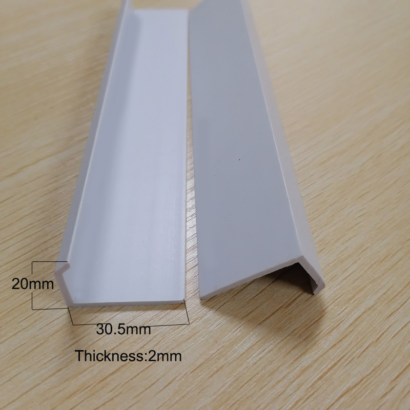 pvc Profilo di tipo Plastic l profilo di canale pvc protezione trim Angle Trim